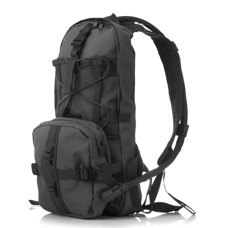 Hydration Pack Backpacks with 2.5L Bladder for Hiking, Biking, Running Black Color:black by LinTimes