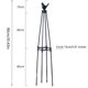 thumbnail image 3 of Enrejado trepador para plantas trepadoras,soporte para plantas trepadoras,enrejado para macetas y jardines,estaca de montaje para plantas trepadoras,soporte de plástico y hierro resistente a la, 3 of 6