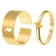 thumbnail image 2 of Fiudx Anillo Geométrico, Elegante Accesorio de Aleación, Llamativo y Moderno, Ideal para Uso Diario, Regalo para Amigos, Conjunto de Joyería Moderno., 2 of 6