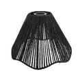 thumbnail image 3 of Woven Lampshade Boho Light Shade for Living Room Dining Table Kitchen Island Black, 3 of 9