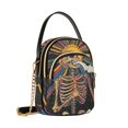 thumbnail image 7 of FORMRS Crossbody Bag for Women Quilted Travel Shoulder Cell Phone Purse with Chain Strap Handbag, Colorful Skeleton Sun, 7 of 7