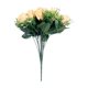 thumbnail image 2 of Ramo de rosas artificiales de seda en jarrón | Arreglo floral artificial para centros de mesa de bodas, decoración de mesas en el hogar, fiestas de oficina y decoración de comedores., 2 of 6
