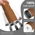 thumbnail image 2 of 30oz Tumbler with Handle, Insulated Stainless Steel Cup with Flip Straw Lid, Leak-Proof & Cup Holder Friendly for Travel and Sports ,Wood Print, 2 of 6