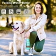 thumbnail image 7 of Dog Water Bottle, 4 in 1 Portable Foldable Dog Water Dispenser with Food Storage and Dog Poop Bag Storage for Pets, 7 of 7