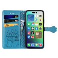 thumbnail image 3 of Funda Cartera FOXDOCK para iPhone 14 Pro , Flip PU con Relieve de Gatos y Perros, Tarjetero y Soporte, 3 of 6