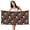 Black, variant on Picia Halloween With Skull Print Silver Fox Velvet Beach Towel,Quick-Dry Beach Towel,Lightweight Travel Towel,Portable Beach Towels