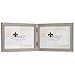 thumbnail image 3 of Lawrence Frames Studio Wood Picture Frame 7X5 Double Gray, 3 of 4