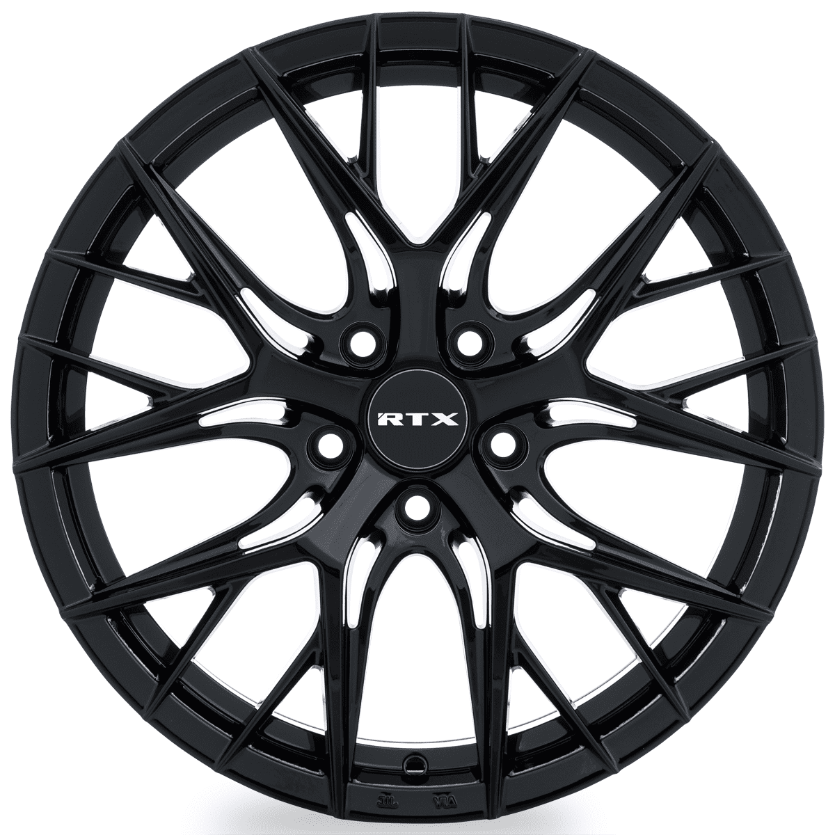 RTX Valkyrie 18x8 5x114.3 ET40 CB73.1 Gloss Black Wheel - Walmart.com
