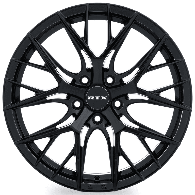 RTX Valkyrie 18x8 5x114.3 ET40 CB73.1 Gloss Black Wheel - Walmart.com
