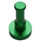 thumbnail image 1 of Espacio de aluminio de una sola pared gancho bolsa sombrero abrigo ropa bata percha accesorio para el hogar (verde), 1 of 1