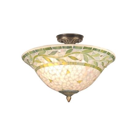 - Dale Tiffany Cadena Mosaic Flush Mount