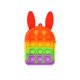 thumbnail image 4 of Push Bubble Coin Purse Juguete De Descompresión De Silicona Rainbow Love Y Bunny Ears Bolsa De Almacenamiento Para Adultos Y Niños Advancent AP006671-02, 4 of 6