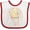 White and Red, variant on Inktastic Newborn Infant Baby Girls I Love My Big Sister Boys or Girls Baby Bib
