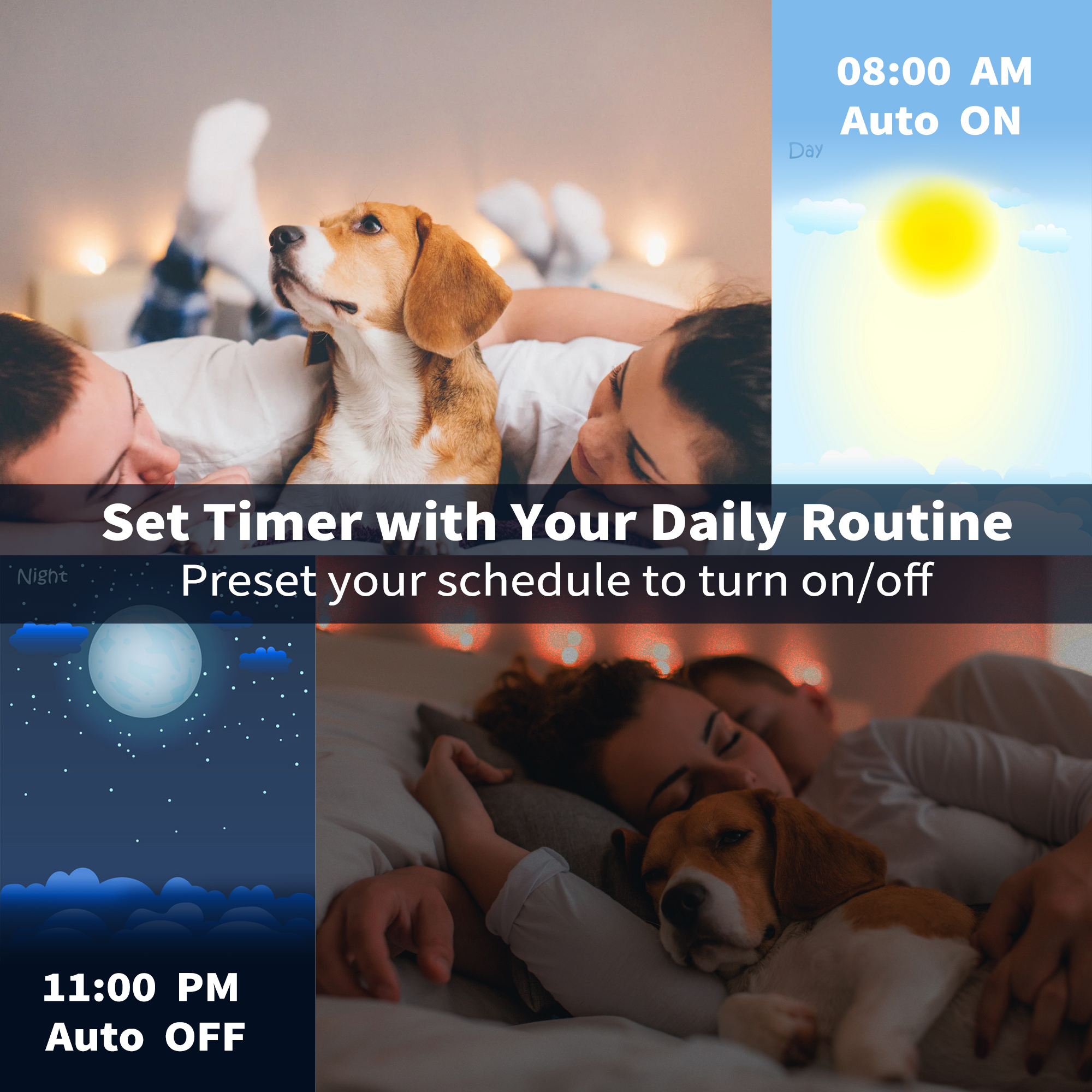 DAYBETTER 100ft RGB LED Strip Lights, App & Remote Control photo 5