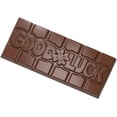 thumbnail image 2 of Chocolate World CW12014 Good-Luck-Tablet Polycarbonate Candy Mold with 4 Cavities, Each 50mm x 118mm x 8mm High, 2 of 4