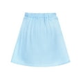thumbnail image 3 of Girls Skirt Envelope Wrap Skirt Blue Back School Uniform 7-8 Years, 3 of 5
