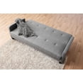 thumbnail image 4 of Hometrends Grey Futon Sofa Bed, 4 of 6