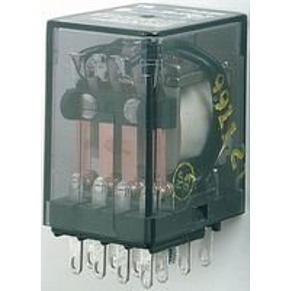 TE CONNECTIVITY/POTTER & BRUMFIELD KHAU-17A18-120 Power Relay, 4PDT, 120VAC, 3A, Plug in