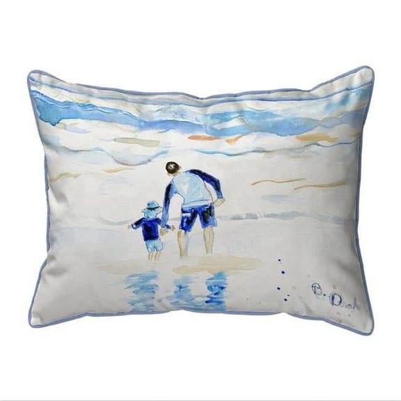 Betsy Drake SN897 11 x 14 in. Facing the Waves Small Indoor & Outdoor Pillow