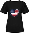 thumbnail image 4 of Dyegold Plus Womens Tops Dressy Casual Crewneck Short Sleeve Women's Shirts and Blouses 4th of July Butterfly Print T-Shirts for Women Trendy Patriotic Graphic Tunic Top Summer Beach, 4 of 4