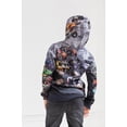 thumbnail image 4 of Sudadera con capucha Monster Jam Zombie Grave Digger Megalodon para niños de 10 a 12 años, 4 of 6