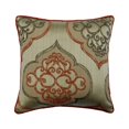 thumbnail image 1 of Pillow Case Covers, Orange 14"x14" (35x35 cm) Throw Pillow Covers, Jacquard Damask Throw Pillows For Couch, Abstract Pattern Contemporary Style - Orange Damask Galore, 1 of 4