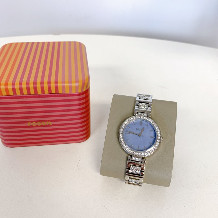 FOSSIL 腕時計 KARLI BQ3865 Amazon.co.jp: Fossil BQ3865 レディース Karli 腕時計, ブルー