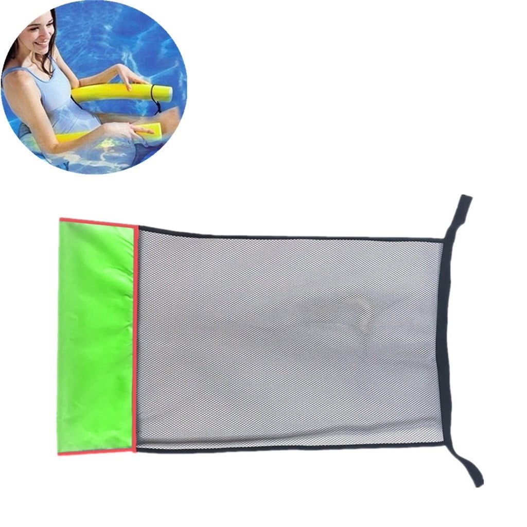 Without Noodle 1pc Floating Pool Chair Noodle Sling Swimming Seat Mesh Net 