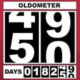 thumbnail image 3 of CafePress - 50Th Birthday Oldometer Dark T Shirt - Men's Classic Graphic Cotton T-Shirt, 3 of 4