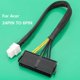 thumbnail image 3 of Standard 24 Pin Female to 6Pin Male Computer Power Cord ATX Mainboard Power Supply Connection Cable Line for Acer 6P, 3 of 5