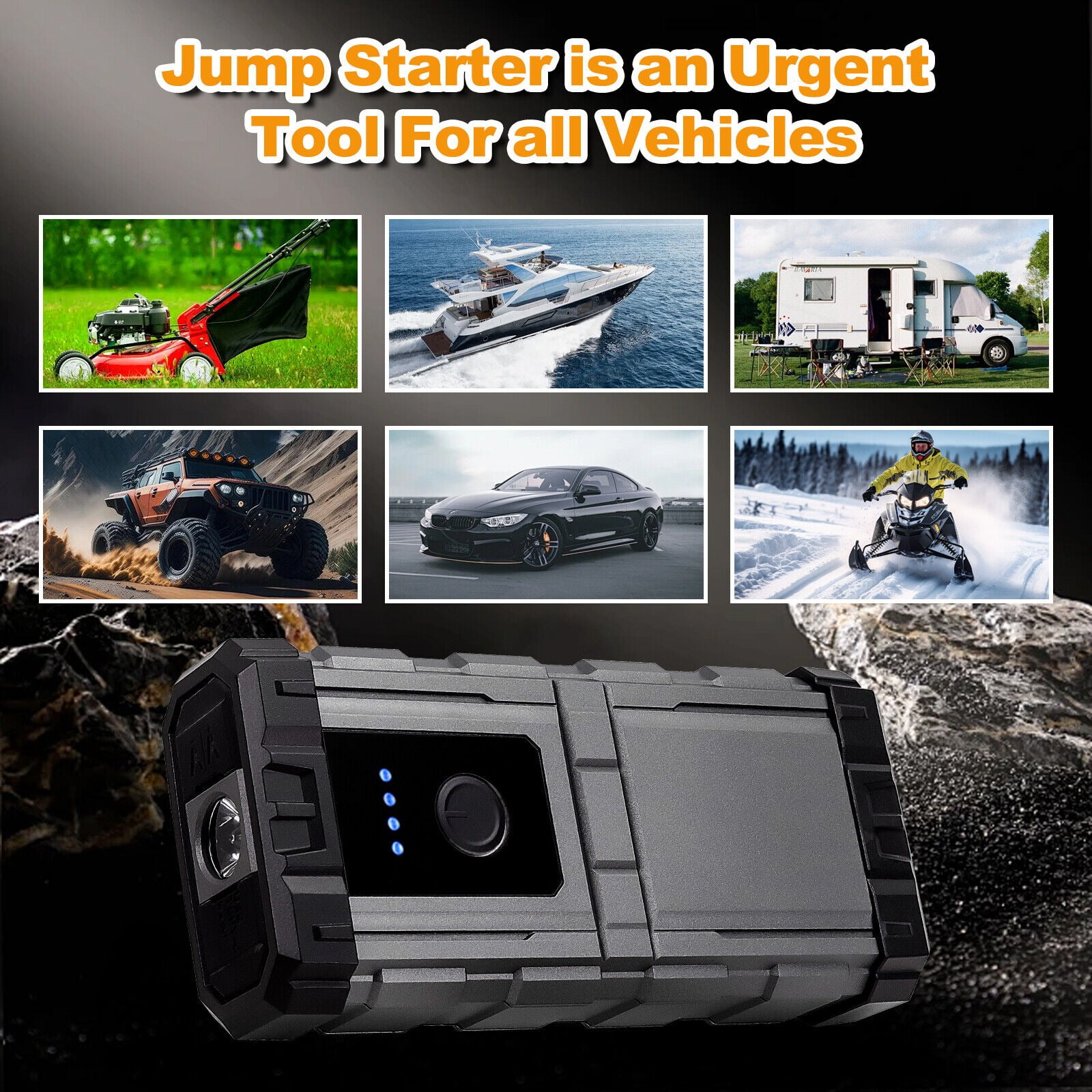 NEW 4000A Car Jump Starter Booster Jumper Portable Power Bank Battery Charge US Stock