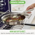 thumbnail image 4 of GreenLife Click Juego de utensilios de cocina TriPly de acero inoxidable de 10 piezas, mango desmontable, esencial de cocina apilable para ahorrar espacio, ollas y sartenes sin PFAS, apto para inducci, 4 of 4