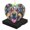 AX0062, variant on Funny Christmas Ornament,Realistic Illustration Of Adult Polar Bear,Xmas Heart-Shaped Ceramic Pendant