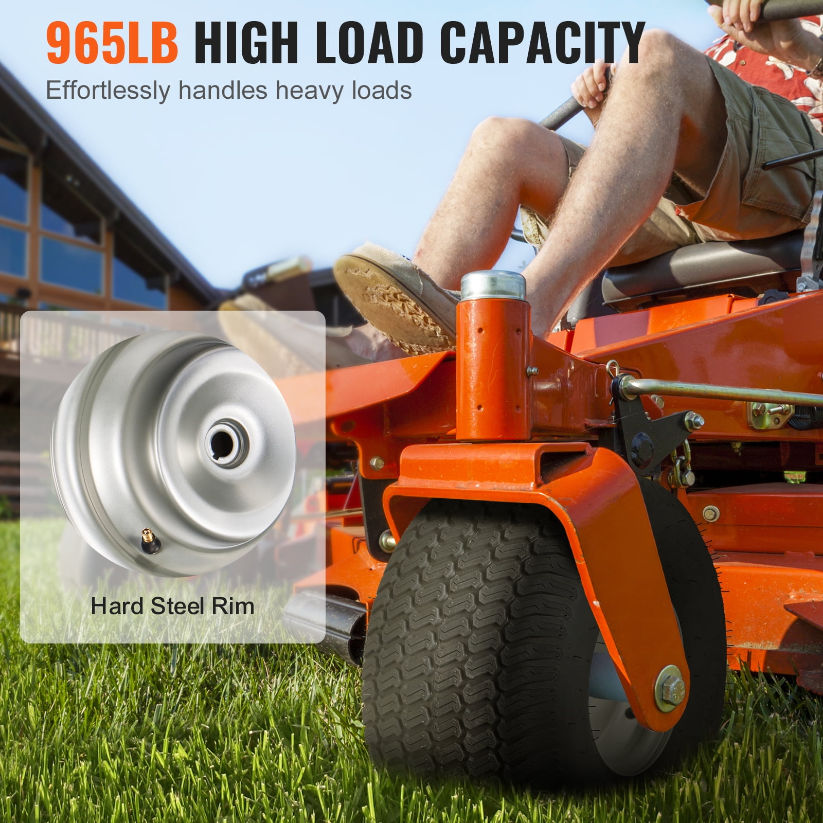 Lawn mower tire and rim hotsell