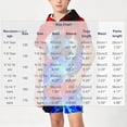 thumbnail image 3 of ZOYOEN Boys 3D Print Outfits Set- Casual Fashion Short Sleeve Kids Summer Clothes Hooded T Shirt and Shorts Sky Blue Size 5, 3 of 7