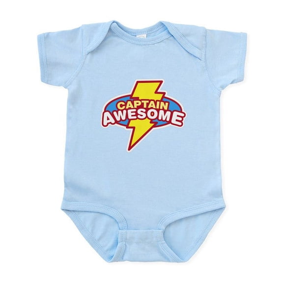 CafePress - Captain Awesome Infant Bodysuit - Baby Light Bodysuit