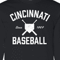 thumbnail image 4 of Inktastic Cincinnati Baseball Long Sleeve T-Shirt, 4 of 5