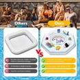 thumbnail image 4 of Mesa de juego inflable Lanathel octogonal para piscina o jacuzzi, 4 of 7