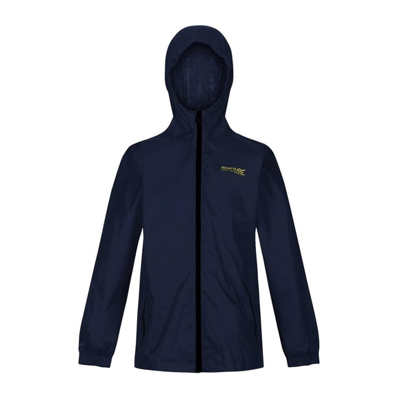 Regatta Great Outdoors Boys/Girls Pack It Jacket III Waterproof Packaway Black