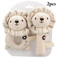 thumbnail image 2 of Bangcool Baby Rattle Toy Animal - 2PCS Stuffed Infant Hand Grip Toy Newborn Hand Rattle, 2 of 10