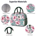 thumbnail image 4 of Flower Lunch Bag for Women Men Reusable Insulated Lunch Bags, Leakproof Cooler Food Lunch Tote Bag, Large Capacity Lunch Box for Work School Travel Picnic, 4 of 7