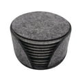 thumbnail image 1 of Juego de alfombrillas para vasos, 10 alfombrillas redondas de cristal con caja de almacenamiento para alfombrillas para vasos, tazas calientes, ollas, tazas de té Wmkox8yii  FHAKJF195, 1 of 1