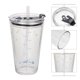 thumbnail image 4 of 1 vaso medidor con pajita de 400 ml, vaso medidor para leche de desayuno, vaso medidor para agua premium., 4 of 5