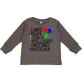 thumbnail image 3 of Inktastic Autism Awareness Acronym Boys or Girls Long Sleeve Toddler T-Shirt, 3 of 5
