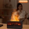 thumbnail image 4 of 3D Flame Fireplace Aromatherapy Machine Colorful Humidifier With Remote Control, 4 of 9