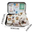 thumbnail image 3 of Pocket Bear in Tin Box, Mini Plush Toy Keepsake with School-Themed Illustration, Comfortable Gift for First Day of School Students, 3 of 6