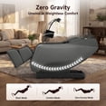 thumbnail image 4 of Real Relax Electric Massage Chair, Zero Gravity Full Body Massage Recliner Chair with 10 Fixed Rollers, Touch Screen Controller, Black, 4 of 10