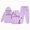 A136-Purple, variant on NIEWTR 6-7 Years Toddler Baby Kids Girls Clothes 2-Piece Outfit Set Fall Winter Round Neck Long Sleeve Casual Top and Joggers Pants Unisex Loungewear Set A136-Dark Green