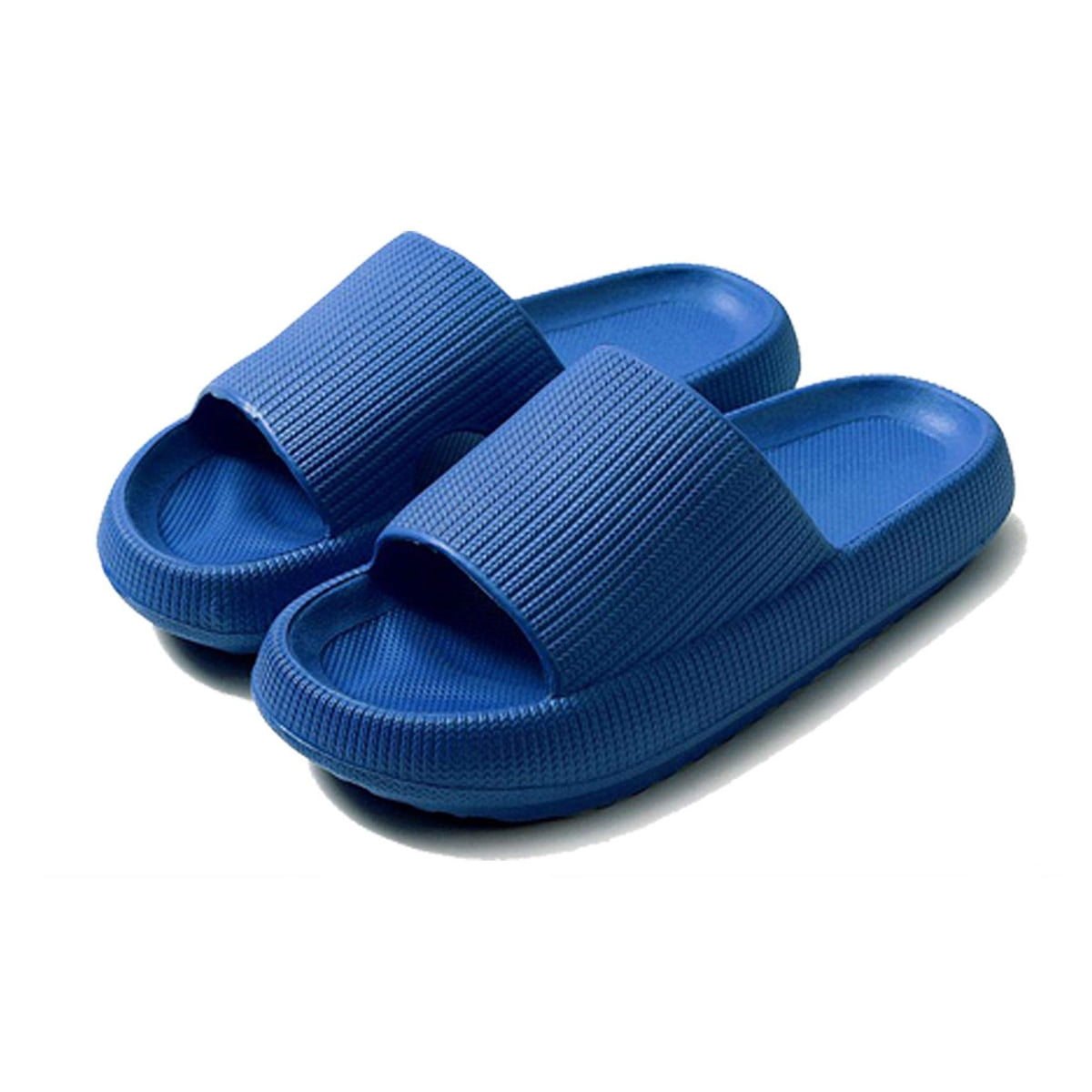 Pillow Slides Slippers Unisex Super Soft Home Slippers Beach Shoes Spa Bath Pool Gym Slides for Women and Men Massage Foam Bathroom Slippers,Non-Slip Thick Sole Quick Dry Shower Slippers 