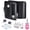 Black, variant on RV Door Lock for Travel Trailers with Paddle Deadbolt and Keys, Black